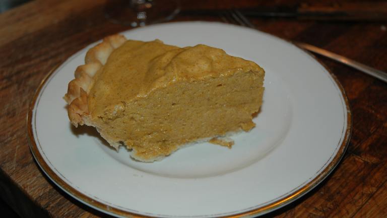 Pumpkin Chiffon Pie Created by Sweetiebarbara