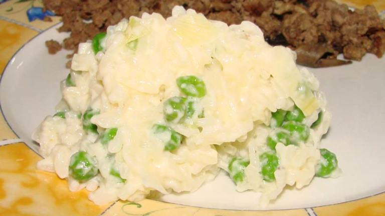 Creamy Austrian Rice With Peas and Onions (Quick) Created by Boomette