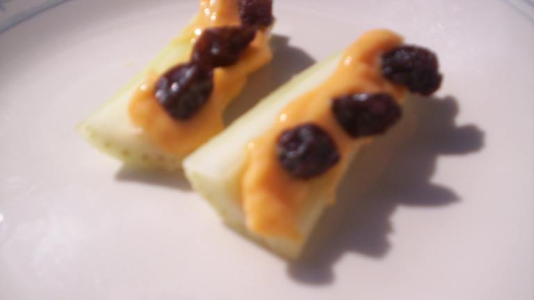 Ants on a Log (Peanut Free & Gluten Free)