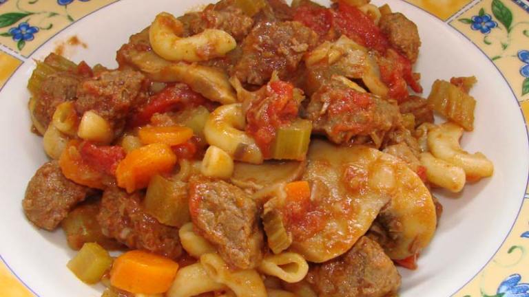 Macaroni Beef Stew Created by Boomette
