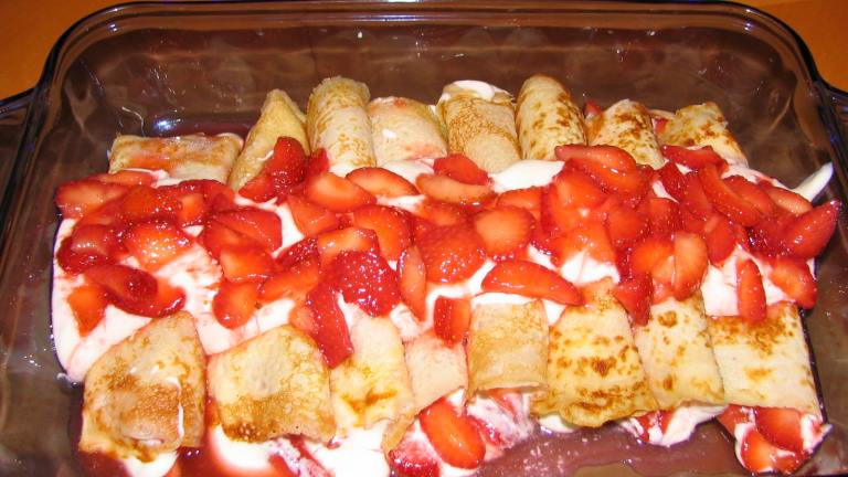 Strawberries & Cream Crepes Created by cmr1120