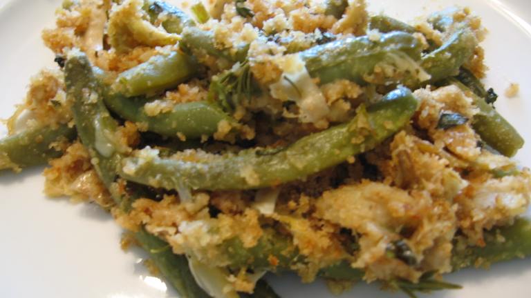Italian Herb Green Beans & Artichoke Dressing created by Domesticated Drea