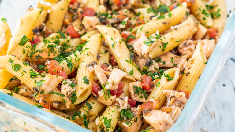 Balsamic Chicken Pasta Created by DianaEatingRichly