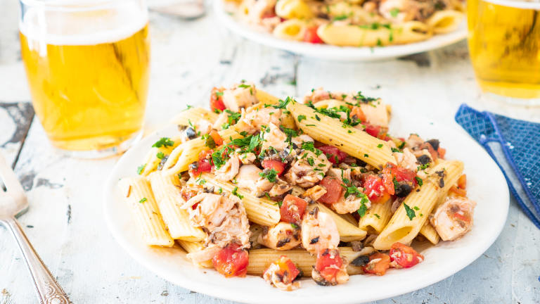 Balsamic Chicken Pasta Created by DianaEatingRichly