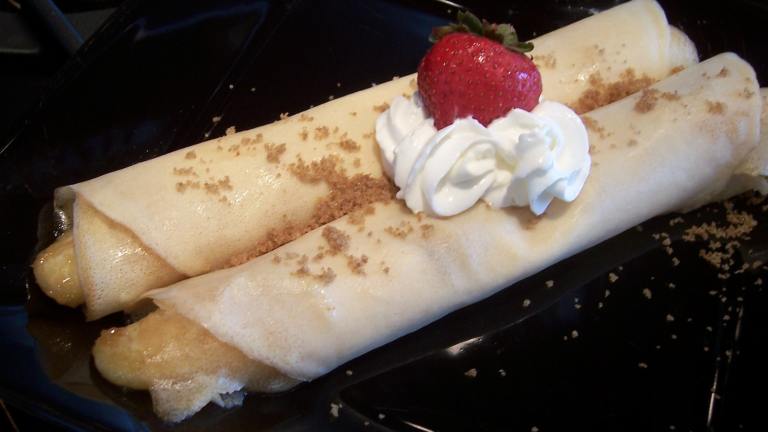 Bananas Foster Crepes Created by lazyme