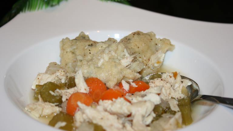 Grilled Chicken Soup With Dumplings (Gluten, Dairy Free) Created by Tinkerbell