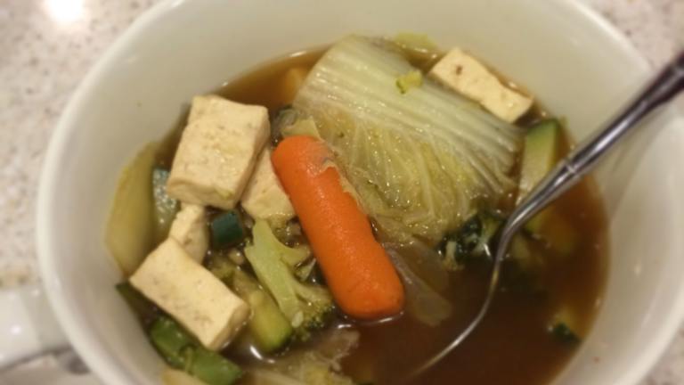 Thai Vegetable Tofu Soup Created by Christina E.
