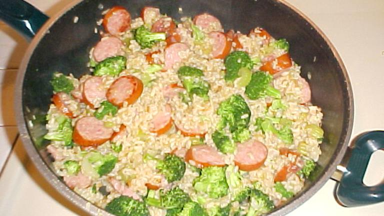 Broccoli and Sausage With Rice created by LizAnn