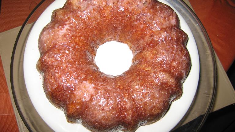 Lemon Pound Cake With Chambord Glaze created by Tastings by CeCe