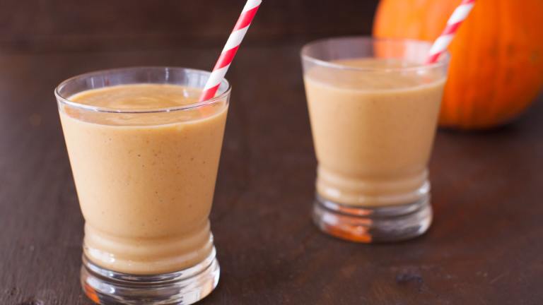 Icy Pumpkin Smoothie Created by DianaEatingRichly