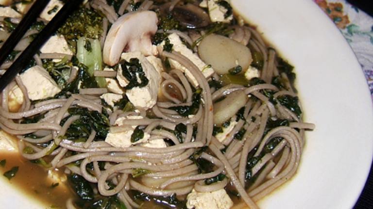 Dofu Cai Mian (Tofu Vegetable Noodle Soup, Two Versions) Created by Kathy228