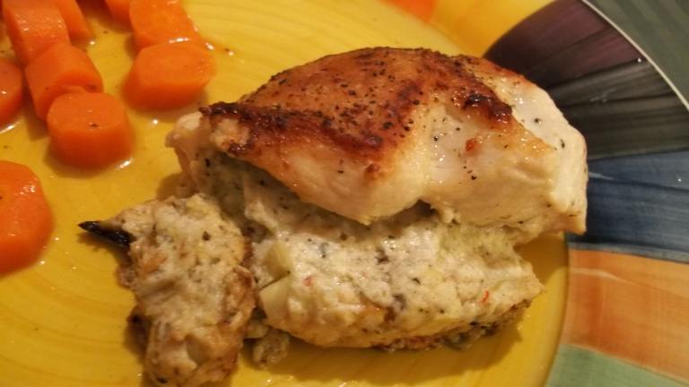 Chicken Breasts Stuffed With Artichokes Lemon and Goats Cheese created by rpgaymer