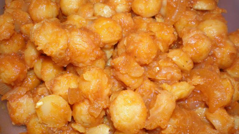 Curried Chickpeas & Onions created by katia
