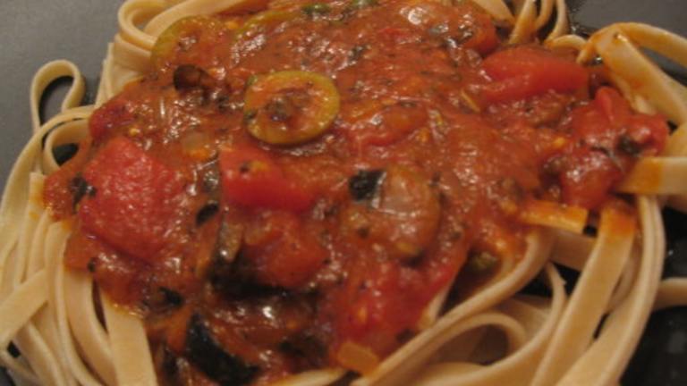 Anchovy-Olive Pasta Sauce Created by Engrossed