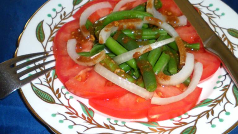 Green Bean Tomato Salad Created by Bergy