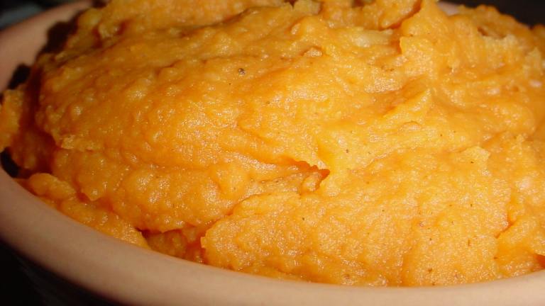 Spicy Whipped Sweet Potatoes Created by True Texas