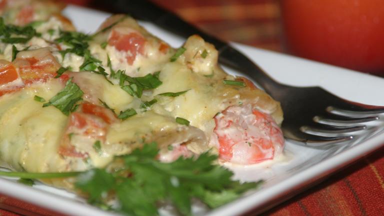 Gourmet Shrimp Enchiladas created by Jostlori