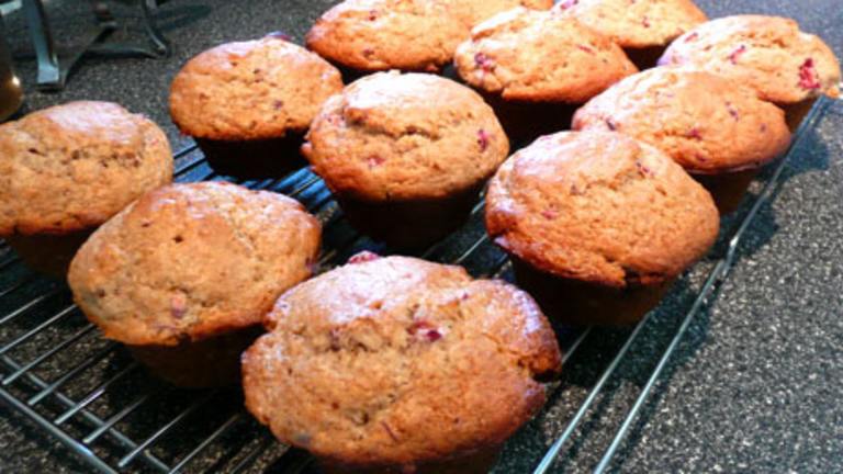 Cranberry-Marmalade Holiday Muffins Created by Outta Here
