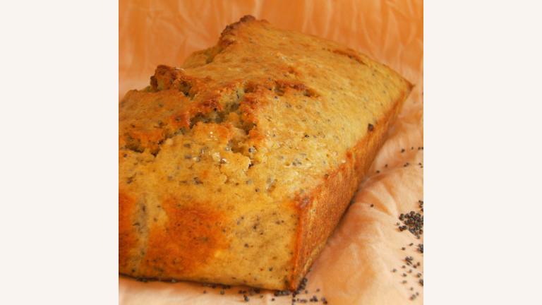 Easy Vanilla Poppy Seed Bread  (Diabetic Changes Given) Created by Lalaloula