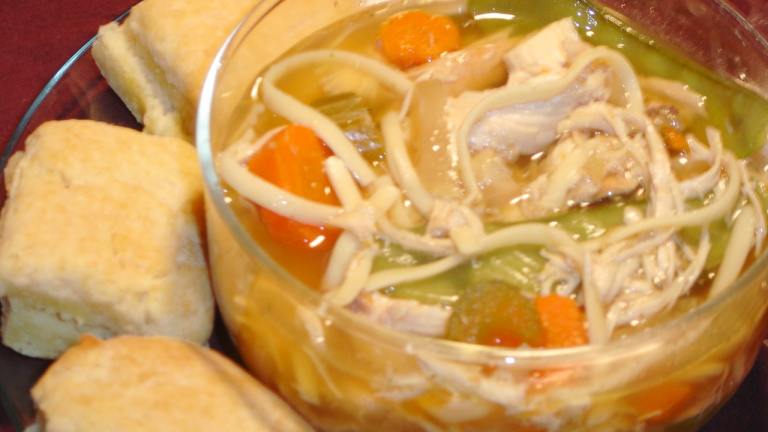 Chicken Linguine Soup - Crock Pot Created by lets.eat
