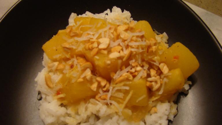 Peanut and Pineapple Curry Created by pattikay in L.A.