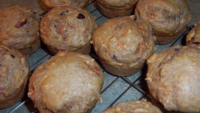 Mini Carrot Cranberry Muffins Created by karen