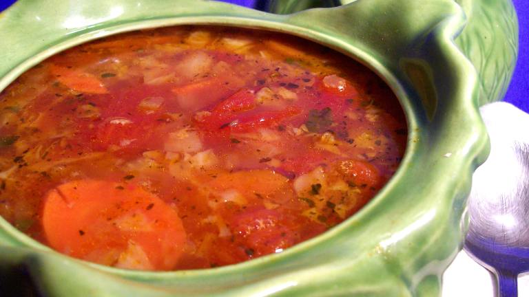 Tomato Cabbage Soup Created by Sharon123