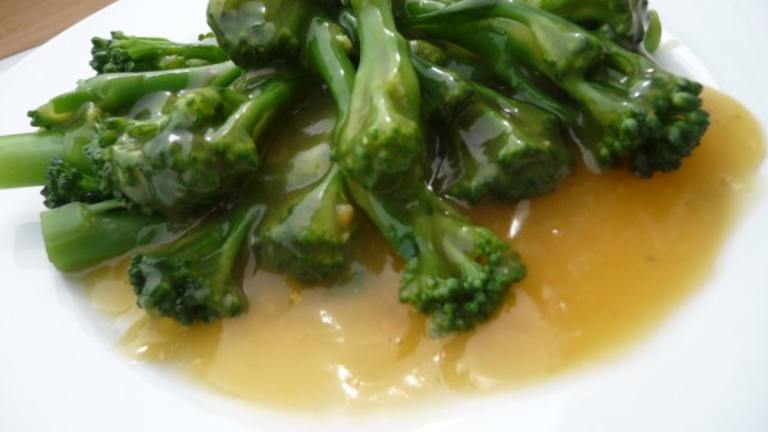 Broccoli With Orange Sauce created by Tea Jenny