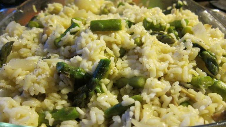 Asparagus Risotto Created by bassnotes