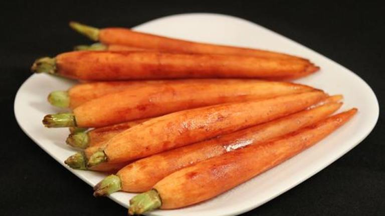 Vanilla Glazed Carrots Created by brokenburner