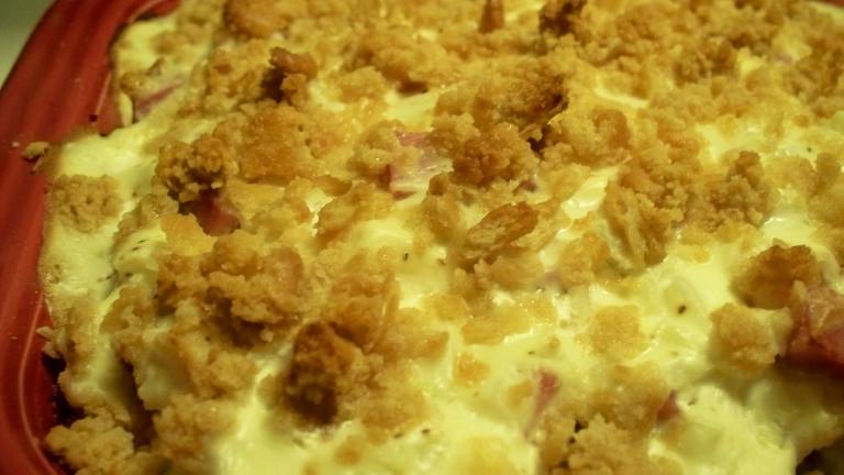 Baked Cauliflower With Ham Created by Parsley
