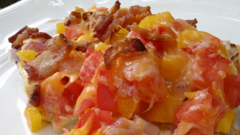 Tomato Bacon Squares Created by Yia Yia