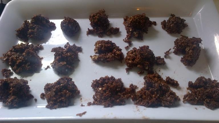 Hershey's Cocoa Haystacks Created by cassie-cook