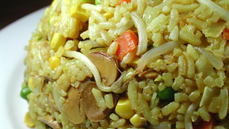 Vegan Fried Rice Created by Chef floWer