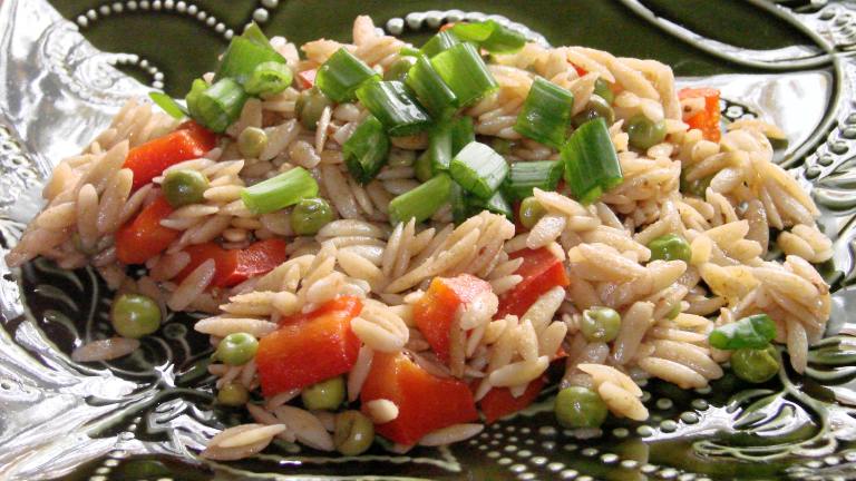Orzo, Pea, and Pepper Salad created by Boomette