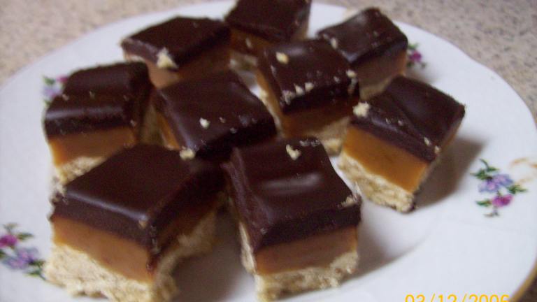 Oatmeal Chocolate Toffee Squares Created by Marlitt