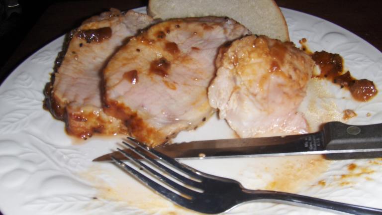 Citrus Glazed Barbecued Pork Loin created by Babychops