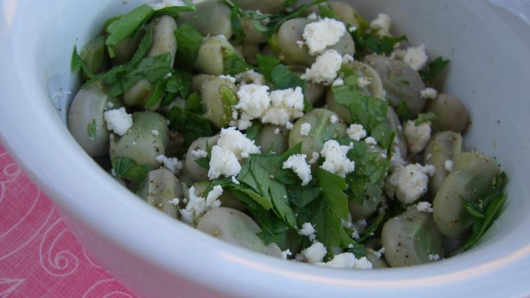 Low Fat Fava Beans With Parsley and Feta created by ChefLee