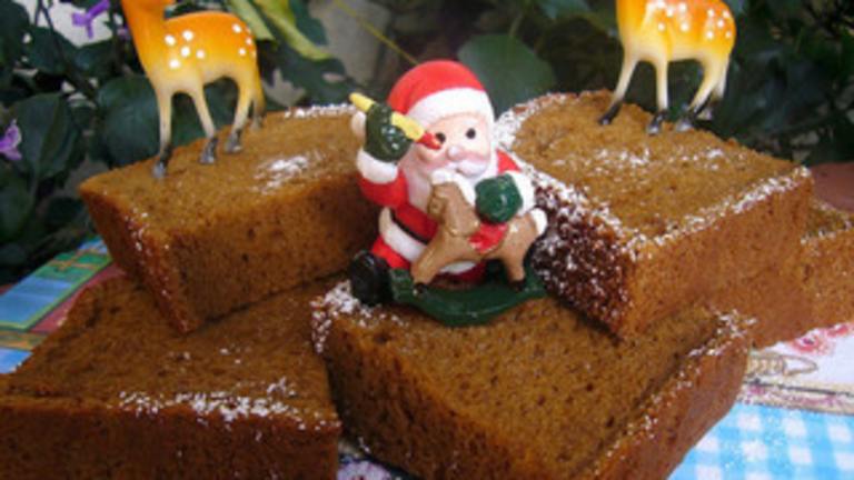 Gingerbread Chiffon Sponge Cake Created by tunasushi