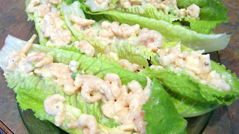 Shrimp Goat Cheese Salad in Romaine Created by Derf2440