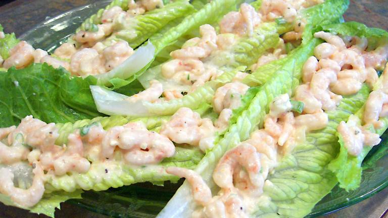 Shrimp Goat Cheese Salad in Romaine Created by Derf2440