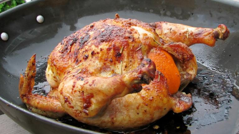 Roast Chicken With Grand Marnier Glaze Created by lazyme