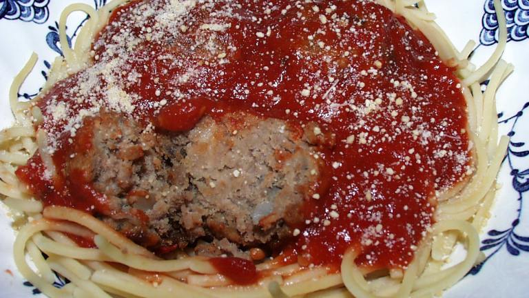 Grandpa Rondina's Meatballs and Sauce Created by twissis