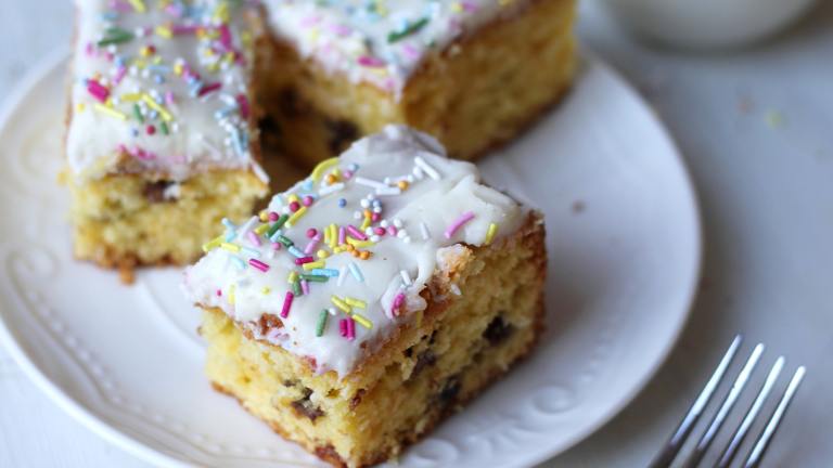 Cake Mix Cookie Bars Created by Swirling F.