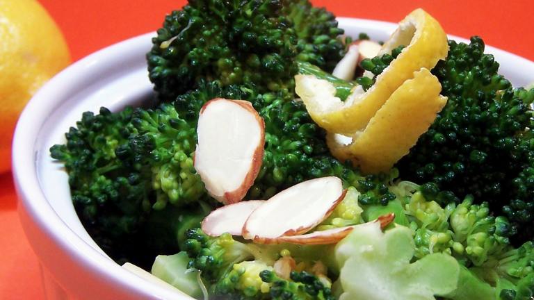 Broccoli With Lemon Almond Butter created by PaulaG