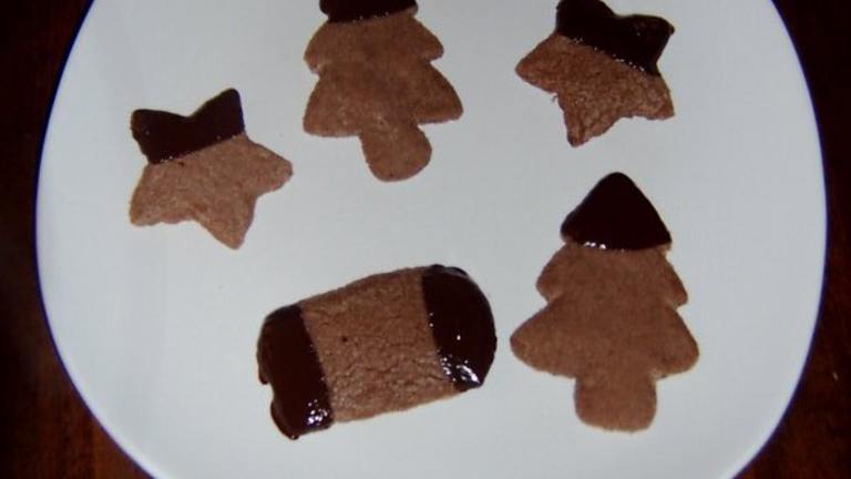 Mocha or Chocolate Shortbread Created by Karen Pea