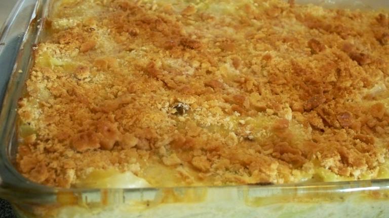 Ritz Cracker Cabbage Casserole Created by Parsley