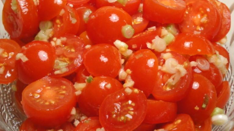 Ginger-Tomato Salad Created by Debbwl