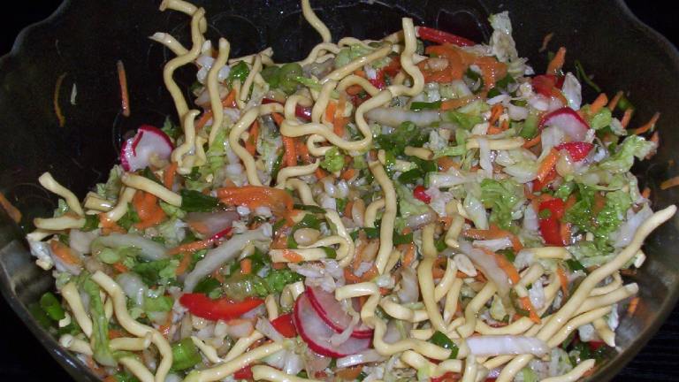 Oriental Fried Noodle Salad Created by Kiwipom