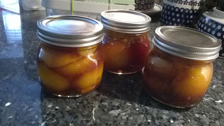 Holiday Spiced Peaches Created by lesliecoy